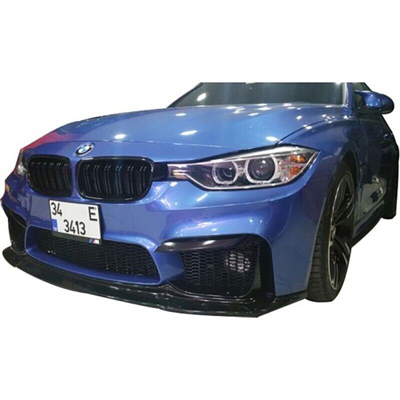 Bmw F30 - F31 3 Serisi 2012-2018 Uyumlu M Vorsteiner Ön Lip Plastik Boyasız