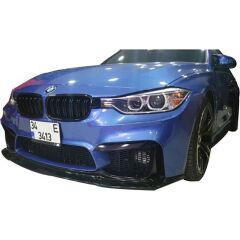 Bmw F30 - F31 3 Serisi 2012-2018 Uyumlu M Vorsteiner Ön Lip Plastik Boyasız