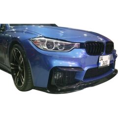 Bmw F30 - F31 3 Serisi 2012-2018 Uyumlu M Vorsteiner Ön Lip Plastik Boyasız
