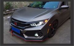 Honda Civic Fc5 Uyumlu 2016-2021 Animasyonlu Mustang Dizayn Led Far Takımı