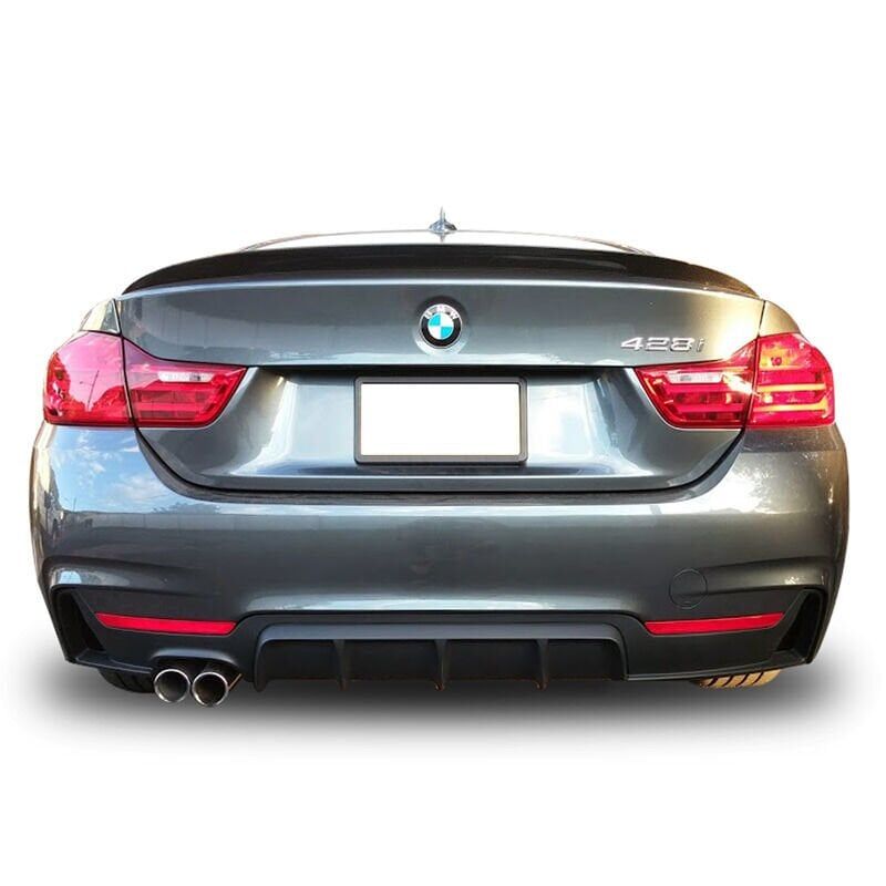 Bmw F32 - F33 - F36 4 Serisi 2013-2020 Uyumlu M Performance Difüzör (Sol Tek) Plastik Boyasız