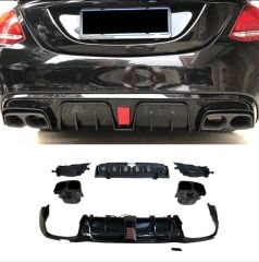 W205 c Serisi İçin Brabus Difüzör & Egzoz Seti