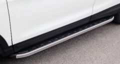 Ford Ranger Uyumlu Yedek Parça   2012-2015 Off Road Yan Basamak (Quantum Grey) Gri AQM4WD