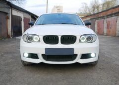 Bmw 1 Serisi E87 2007-2011 Uyumlu Ön Tampon Panjur Seti Sis Dahil