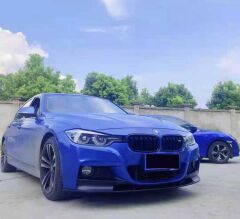 Bmw 3 Serisi F30 Uyumlu M-Tech Ön Lip Piano Black 2 Parça