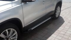 Volkswagen Tiguan Uyumlu Yedek Parça İnce Stil Alüminyum Yan Basamak