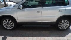 Volkswagen Tiguan Uyumlu Yedek Parça İnce Stil Alüminyum Yan Basamak