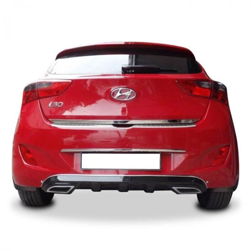 Hyundai İ30 2012+ Parça Çıtasız Difüzör (Plastik)