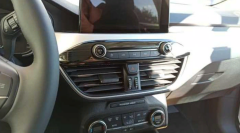 Ford Focus  Uyumlu  2019+ Orta Panel Kaplama - Tıtanyum Sıyah