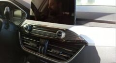 Ford Focus  Uyumlu  2019+ Orta Panel Kaplama - Tıtanyum Sıyah