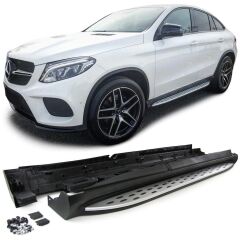 Mercedes GLE Coupe 2015-2019 Uyumlu Oem Yan Basamak