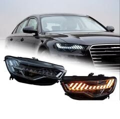 Audi A6 4G 2012-2015 Uyumlu Yedek Parça RS6 Dizayn Far