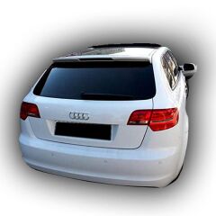 Audi A3 HB 2006 - 2012  Uyumlu Yedek Parça Tek Kapı Spoiler Boyalı