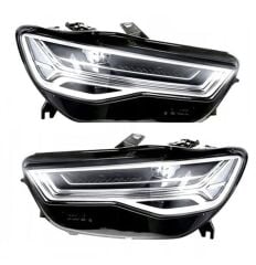 Audi A6 4G 2012-2015 Uyumlu 2016-2018 Dönüşüm Matrix Far