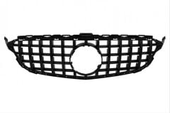 Mercedes W205 2019+ Uyumlu Yedek Parça GTR Panjur Gri-Krom