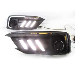 Honda Civic Fc5 Uyumlu Yedek Parça 2016-2020 Makyajlı Kasa 3 Çizgi Ön Sis Ledi Hareketsiz