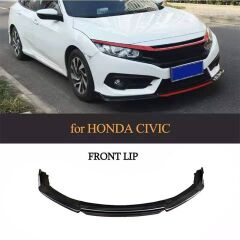 Honda Civic Uyumlu Fc5 Ön Lip Boyasız Fiber