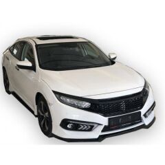 Honda Civic Fc5 Uyumlu Yedek Parça 2019 - 2021 Mugen Ön Ek Plastik Boyasız