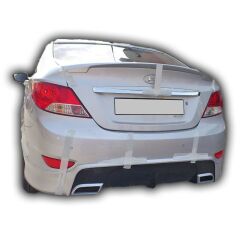 Hyundai Accent Blue Uyumlu Yedek Parça Arka Ek Boyasız Fiber