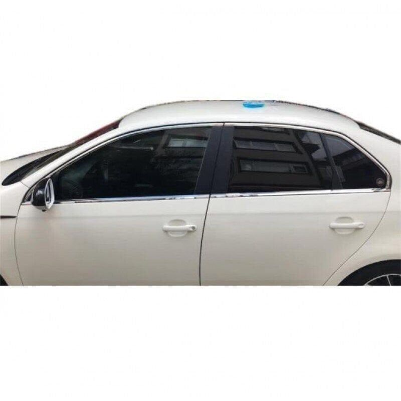 Volkswagen Jetta 2011-2016 Uyumlu Üst Krom Cam Çıtası