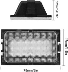 Range Rover Sport (L320) 2005-2013 Uyumlu Yedek Parça Oem Plaka Ledi