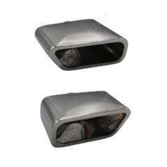 Bmw X5 Uyumlu Yedek Parça Krom Egzoz Ucu Dikdörtgen Sağ - Sol Çıkış 170x85/140 200-019LR
