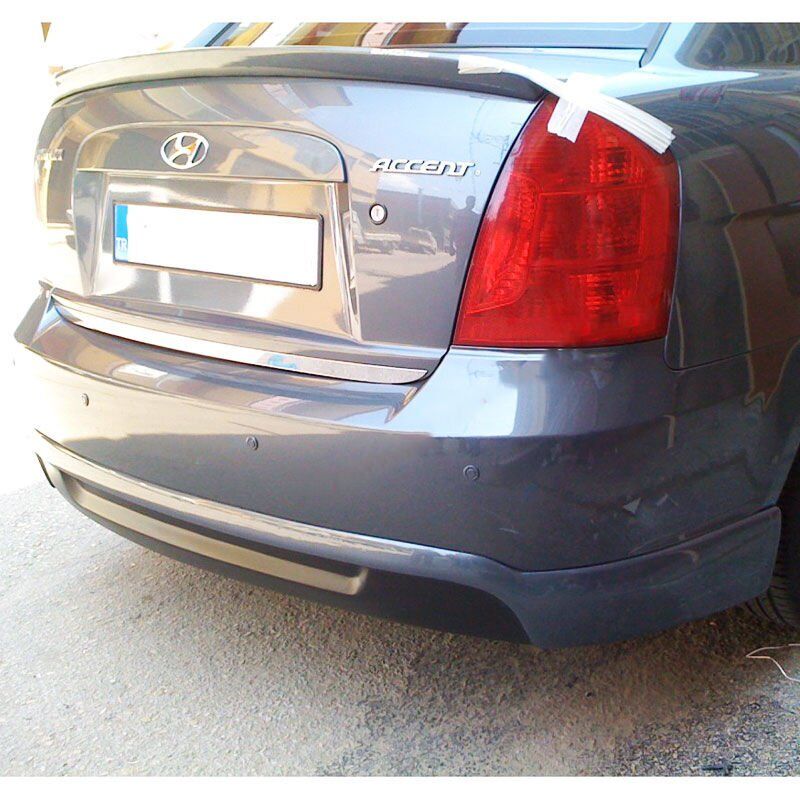 Hyundai Era Uyumlu Arka Tampon Ek Boyasız Fiber