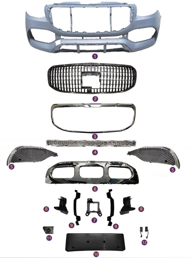 Mercedes W907 Sprinter Maybach Görünüm Ön Tampon Seti