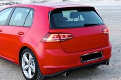 Volkswagen Golf 2013+ Uyumlu Yedek Parça 7-7,5 Gti Cam Spoiler 4 Parça Plastik