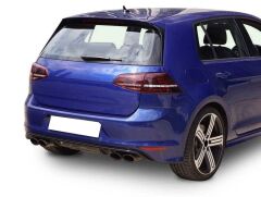 Volkswagen Golf 2013+ Uyumlu 7-7,5 Gti Cam Spoiler 4 Parça Plastik