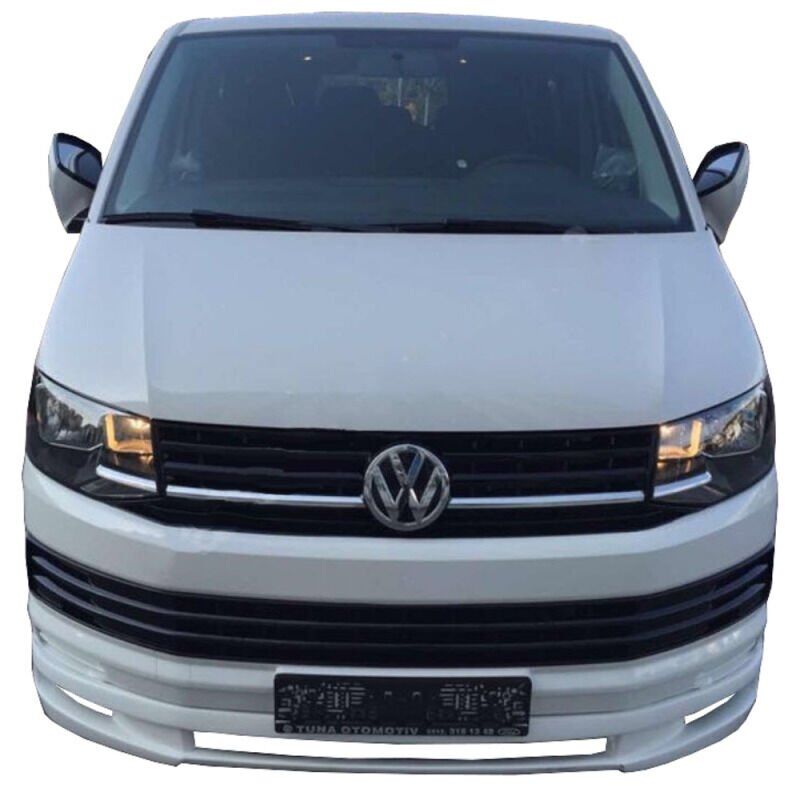 Volkswagen Transporter T7 2015 - 2019 Uyumlu Yedek Parça Ön Tampon Eki Boyalı