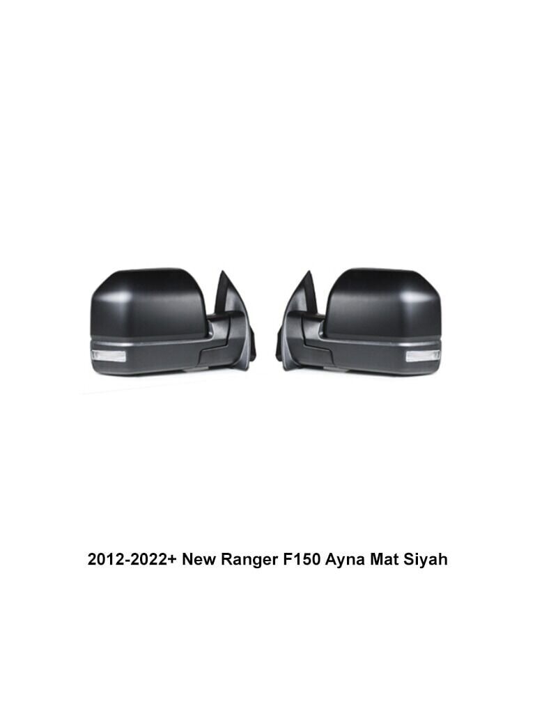 Ford Ranger Uyumlu 2012-2022+ F150 Ayna Mat Siyah