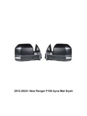Ford Ranger Uyumlu 2012-2022+ F150 Ayna Mat Siyah