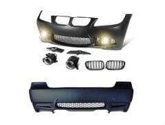 3 Serisi E90 2005-2008 İçin Uyumlu M3 Görünüm Body Kit ( Ön-Arka Tampon - Panjur - Sis Lambası)