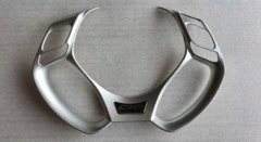 Toyota C-HR 2016-2019 Uyumlu Yedek Parça Direksiyon Kaplama Silver