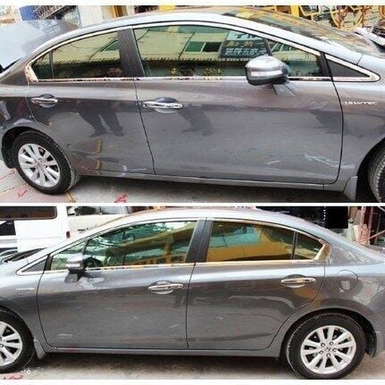 Honda Civic Uyumlu 2012-2016 Krom Cam Çevirme