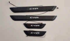 Toyota C-HR 2016-2019 Uyumlu Yedek Parça Işıklı Kapı Eşiği Mavi