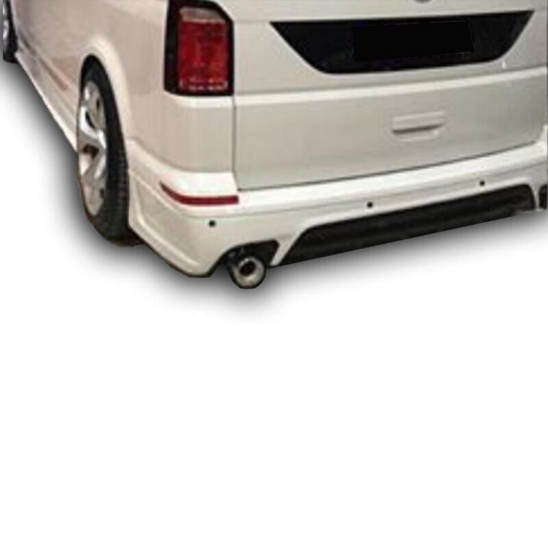 Volkswagen Transporter T7 2015 - 2019 Uyumlu Yedek Parça Özel Arka Tampon Eki Boyalı
