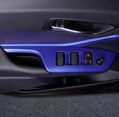 Toyota C-HR 2016-2019 Uyumlu Yedek Parça Kapı Kolçak Kaplama Mavi (advance Model)