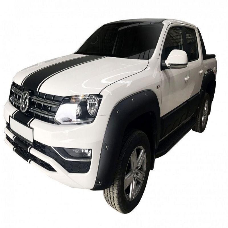 Volkswagen Amarok Uyumlu Yedek Parça 2017+ (V6) Çıkıntılı Civatalı Çamurluk Kaplama Dodik