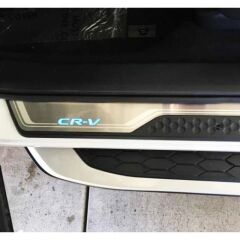 Honda CR-V Uyumlu Kapı Eşiği Nikelaj Mavi 2018-2019