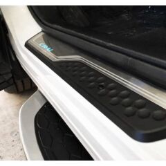 Honda CR-V Uyumlu Kapı Eşiği Nikelaj Mavi 2018-2019