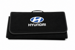 Hyundai Araç Bagaj Düzenleyici Katlanabilir Bagaj Organizer Çanta Siyah
