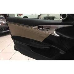 Honda Civic Fc5 Uyumlu  İç Kapı Kolu Çerçevesi Silver Kalın 2016-2020