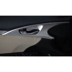 Honda Civic Fc5 Uyumlu  İç Kapı Kolu Çerçevesi Silver Kalın 2016-2020