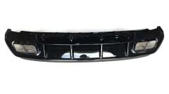 Mercedes W176 16-18 A45 Uyumlu Yedek Parça AMG Difüzör Siyah Egzoz