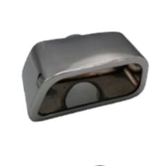 Bmw F10 Uyumlu Yedek Parça Krom Egzoz Ucu Dikdörtgen Sol Çıkış 170x85/140 200-015R