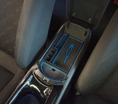 Toyota C-HR 2016-2019 Uyumlu Yedek Parça Orta Konsol Kutusu Mavi