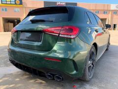 Mercedes A45 W177 HB 2019+ Uyumlu Yedek Parça Difüzör & Siyah Egzoz Seti