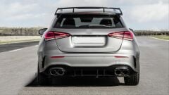 Mercedes W177/A Serisi – 2019+ Hatchback – A45 Görünümlü Difüzör ve Siyah Egzoz Seti